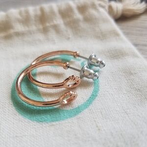 🦉Rosegold Hoops